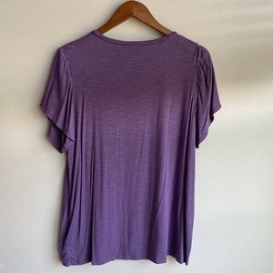 Elegant Purple Women's Top